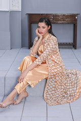 Ready-to-Wear Chiffon Georgette Silk 2-Piece Formal Set | Khaleesi Clothing