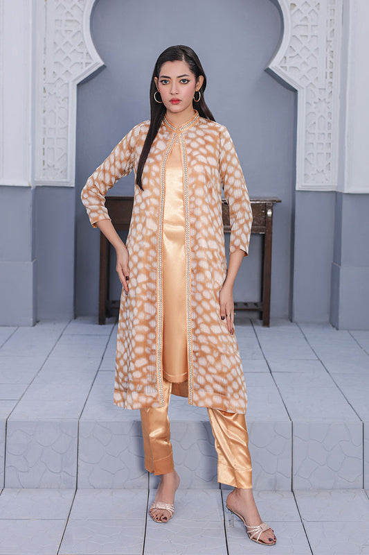 Ready-to-Wear Chiffon Georgette Silk 3-Piece Formal Set | Khaleesi Clothing