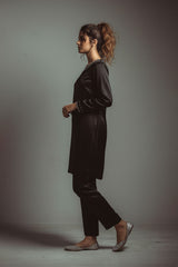 Ready-to-Wear Dull Silk (Pulse) 2-Piece Dress | Khaleesi Clothing