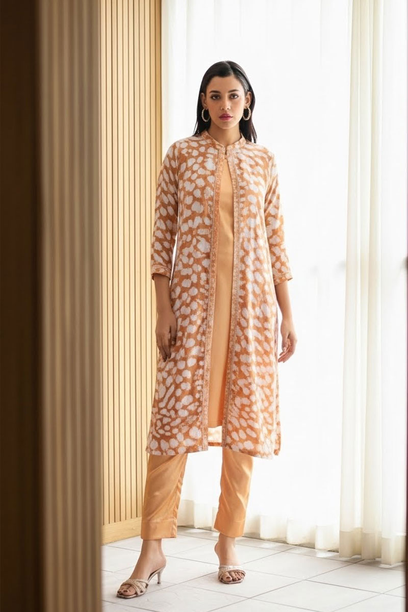 Ready-to-Wear Chiffon Georgette Silk 2-Piece Formal Set | Khaleesi Clothing