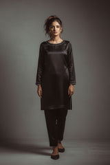 Ready-to-Wear Dull Silk (Pulse) 2-Piece Dress | Khaleesi Clothing