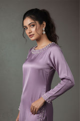 Ready-to-Wear Dull Silk (Pulse) 2-Piece Dress | Khaleesi Clothing